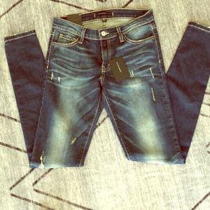 NWT Flying Monkey PLATINUM skinny jeans